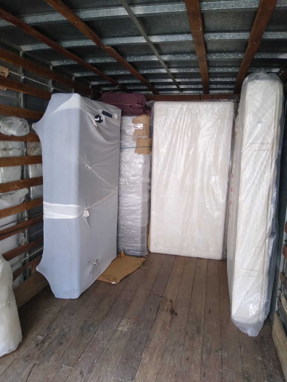 Móveis protegidos para transporte em mudança residencial